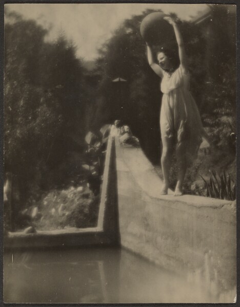 Louis Fleckenstein, [Dancer in Garden]