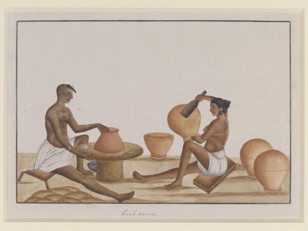 Unknown, A potter and his wife