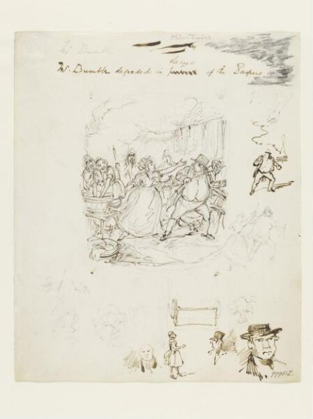 Cruikshank, George, Mr Bumble degraded in the eyes of the paupers