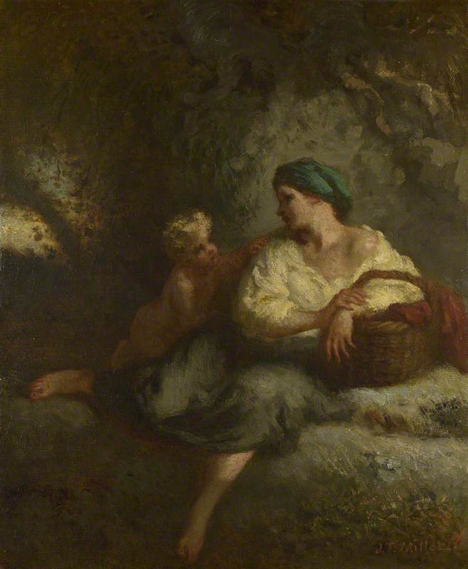 Jean-François Millet, The Whisper
