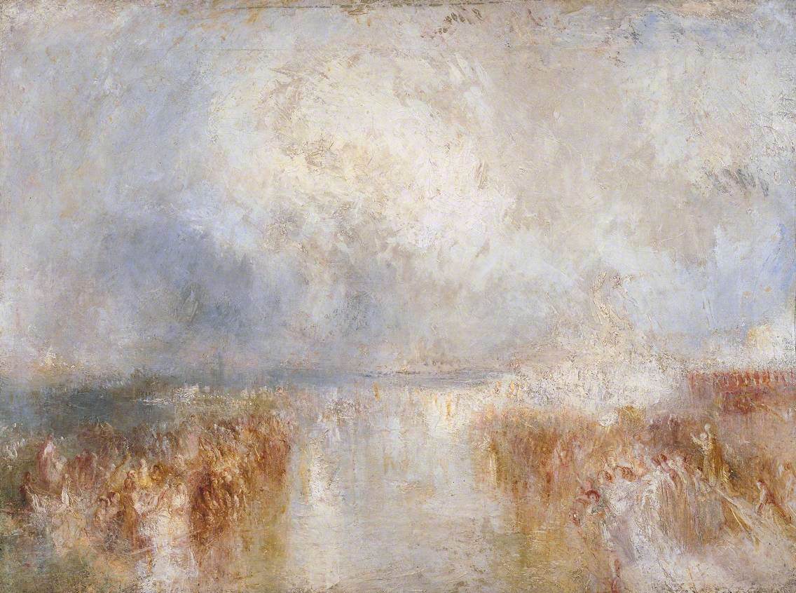 J. M. W. Turner, The Disembarkation of Louis-Philippe at the Royal Clarence Yard, Gosport, 8 October 1844