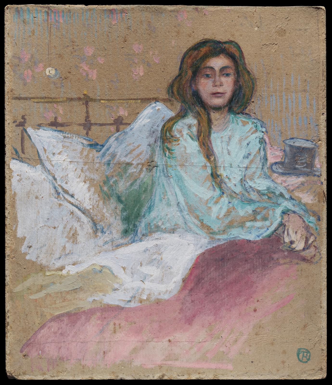 Henri de Toulouse-Lautrec, Woman Seated in Bed