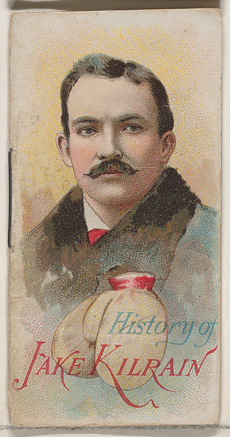 W. Duke, Sons & Co., History of Jake Kilrain, from the Histories of Poor Boys and Famous People series of booklets (N79) for Duke brand cigarettes