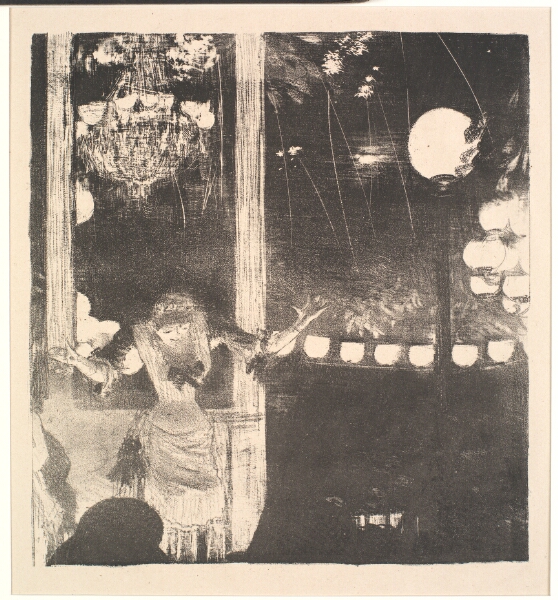 Edgar Degas, Mademoiselle Bécat på Ambassadeurs