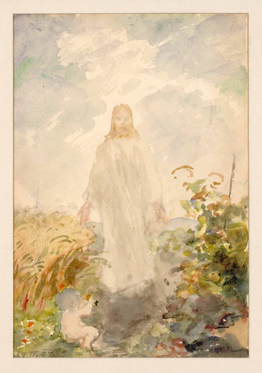 MarieLippert-Hoerner, Christus zwischen Feldern