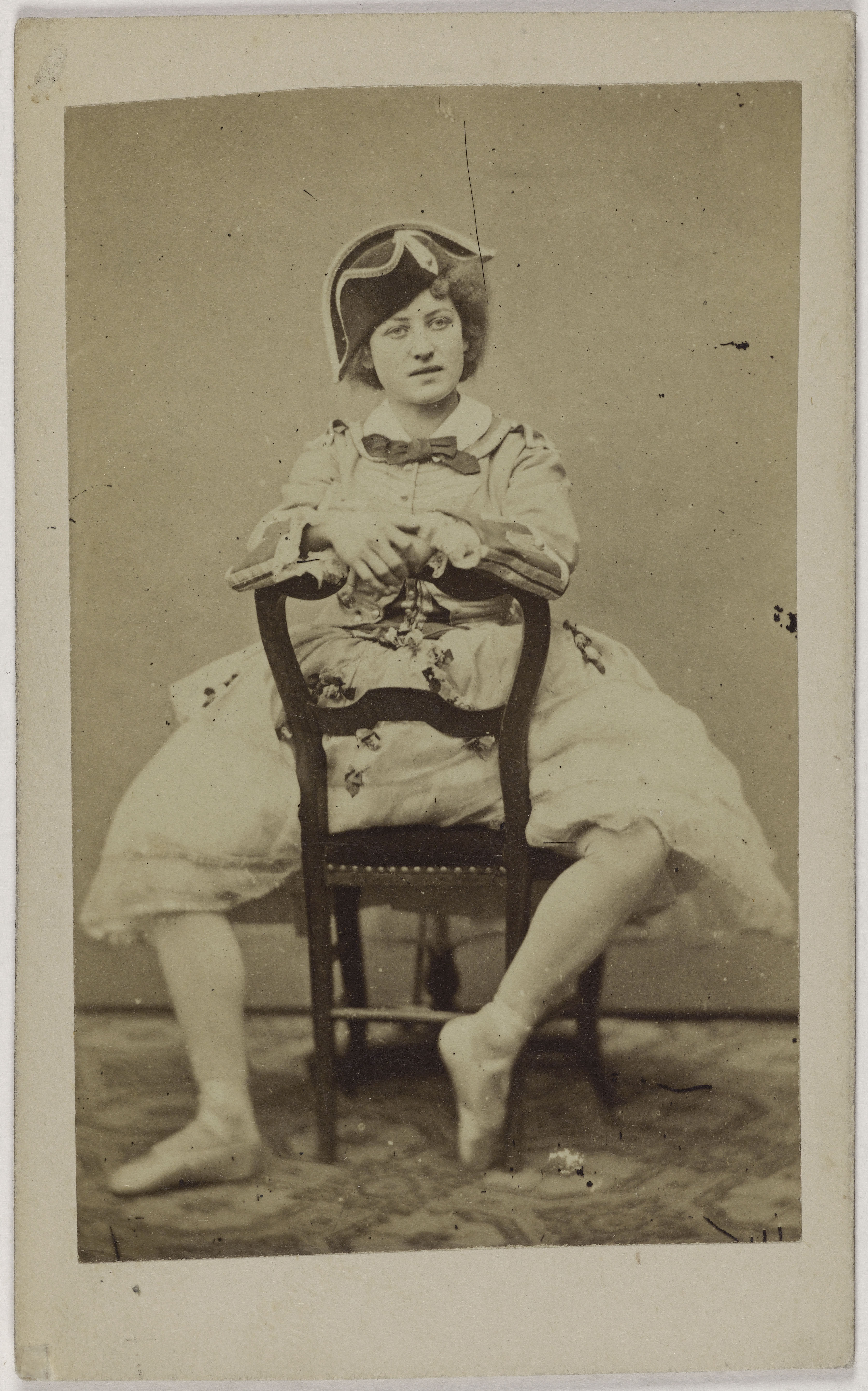 Anonyme, Portrait de Noémie David (danseuse au théâtre de la Porte Saint-Martin)