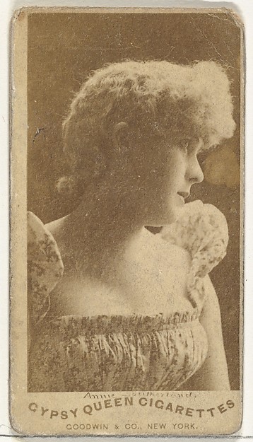 Goodwin & Company, Annie Southerland, from the Actors and Actresses series (N171) for Gypsy Queen Cigarettes