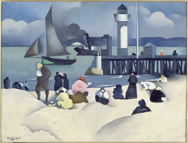 Paul-Elie Gernez, Baigneuses devant la jetée