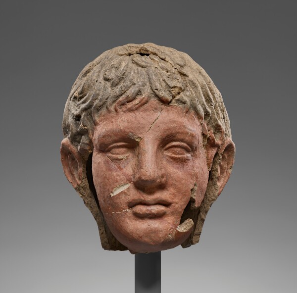 Unknown, Votive Head of a Young Man