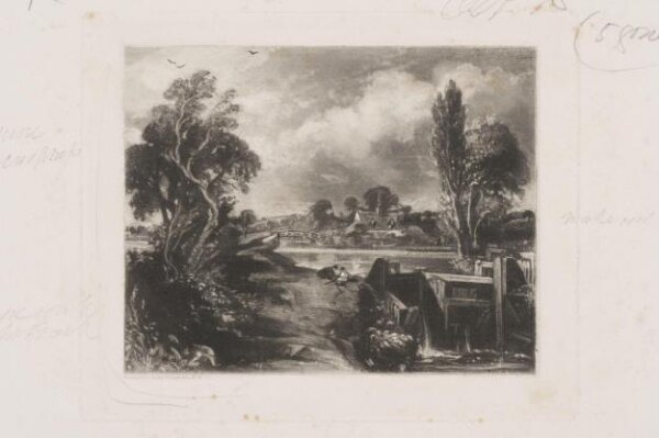Constable, John RA, A Lock on the Stour, Suffolk
