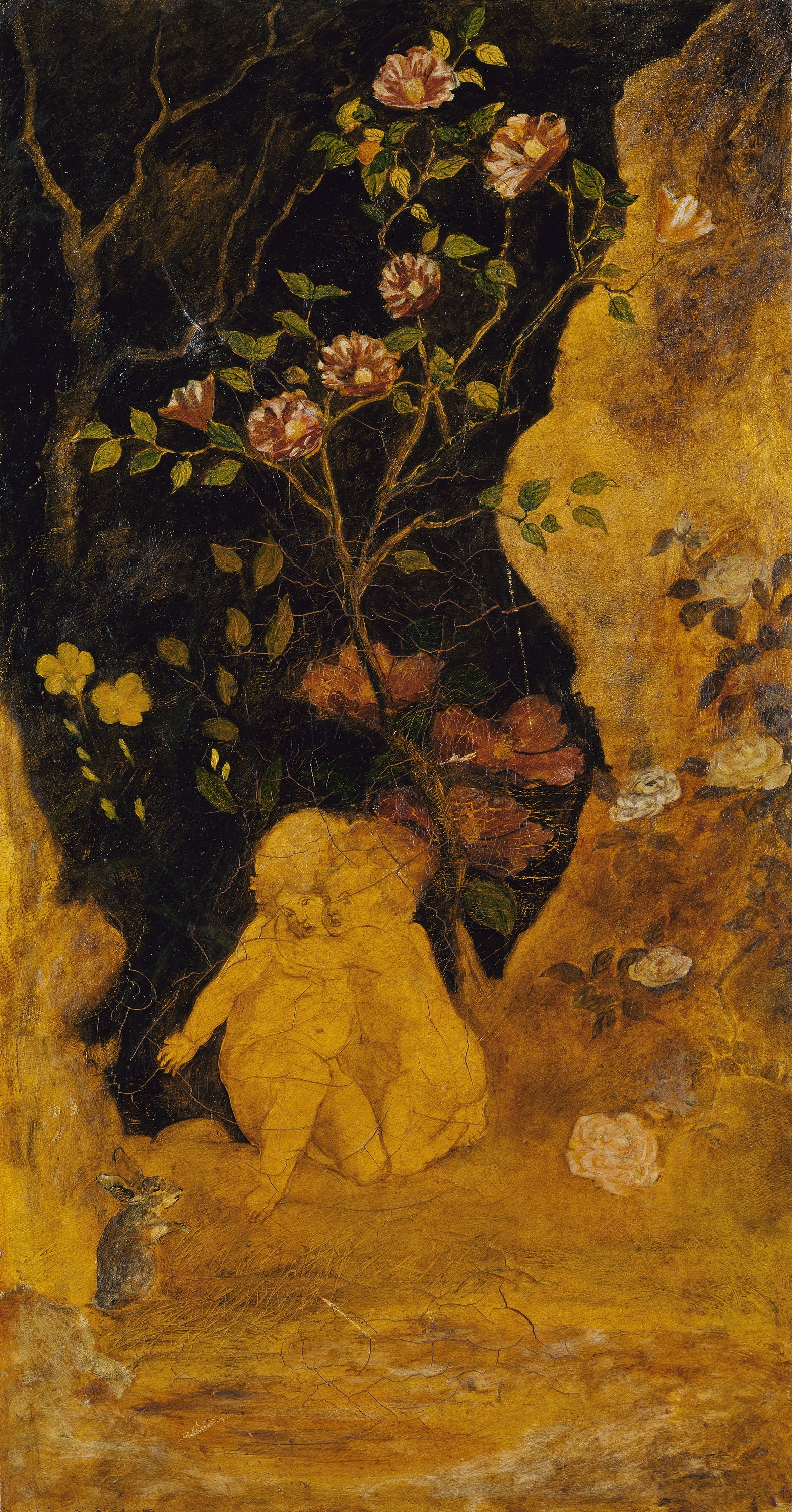 Albert Pinkham Ryder, Panel for a Screen: Children Frightened by a Rabbit