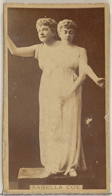 Allen & Ginter, Isabella Coe, from the Actors and Actresses series (N45, Type 8) for Virginia Brights Cigarettes