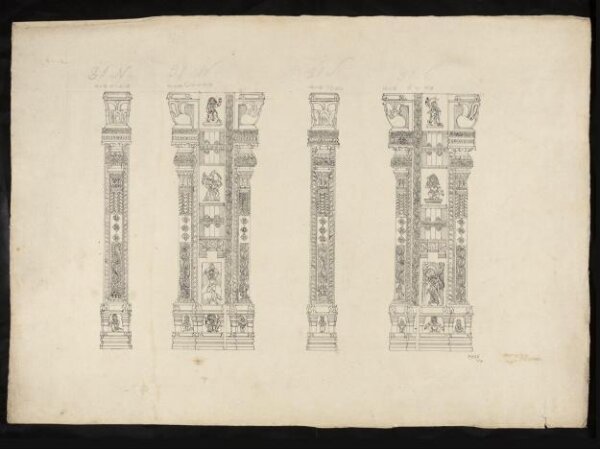 Unknown, Architectural drawing of Tirumala Nayak at Madura,