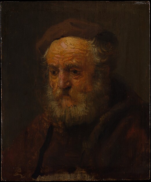 Rembrandt, Study Head of an Old Man