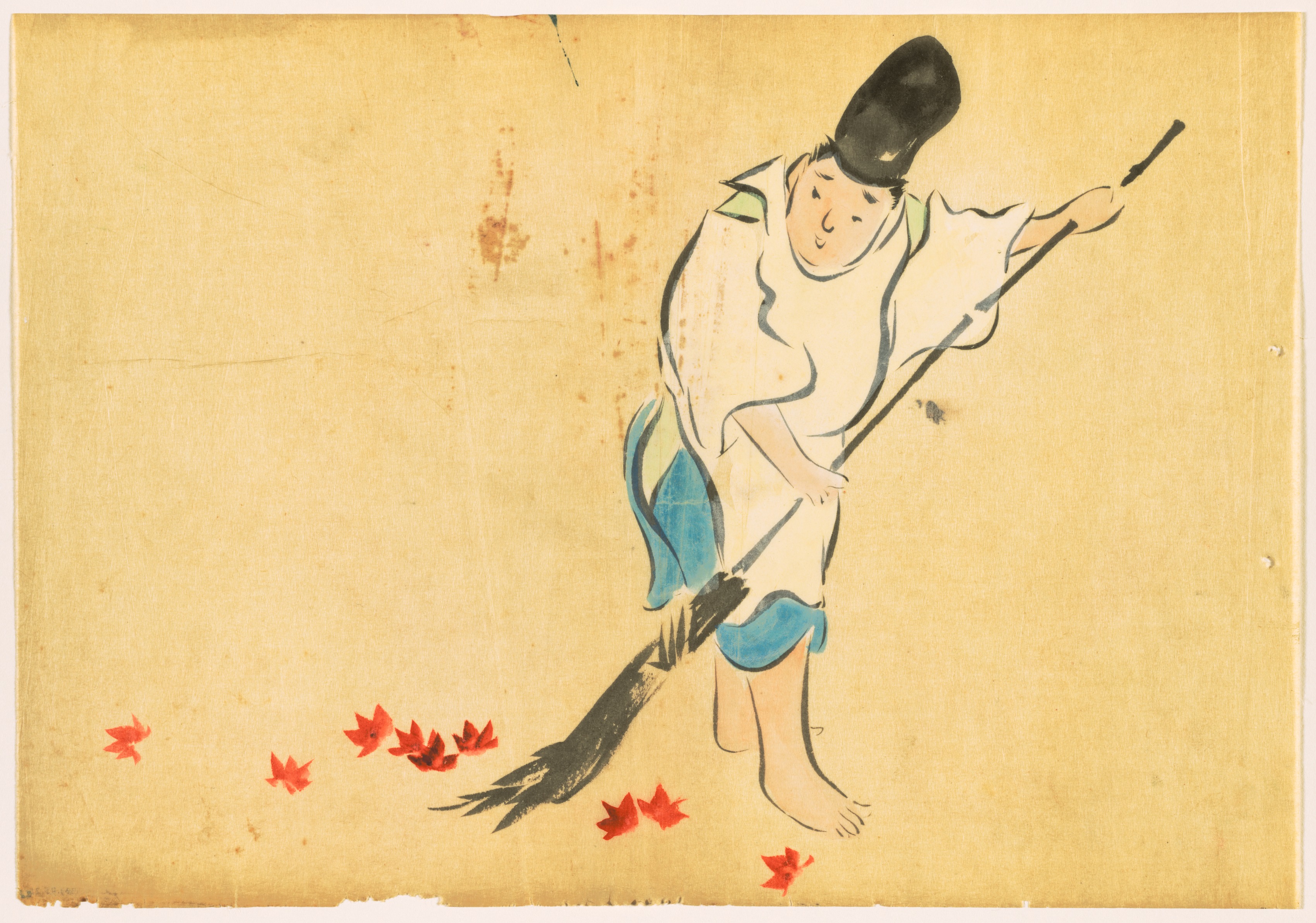 Kamisaka Sekka, Flowers of a Hundred Worlds (Momoyogusa): Court Guard (Eishi)