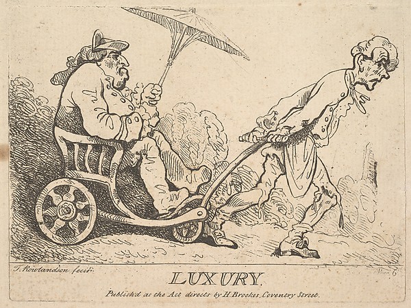 Thomas Rowlandson, Luxury