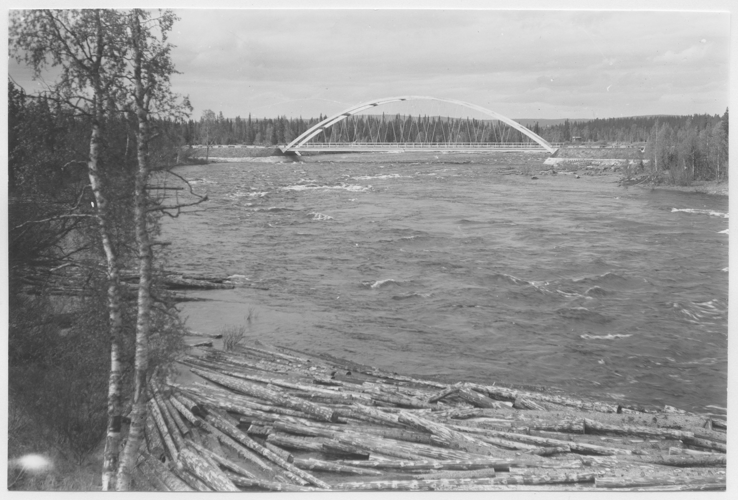 Mårten Sjöbeck, Landsvägsbron över Vojmån