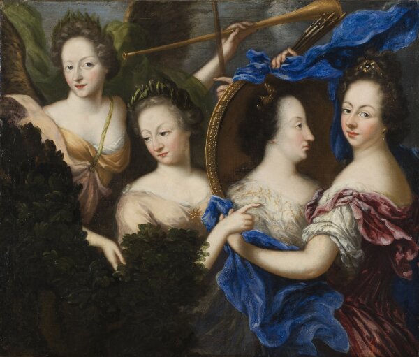 Amalia Wilhelmina von Königsmarck (Attributed to), Allegoriskt porträtt