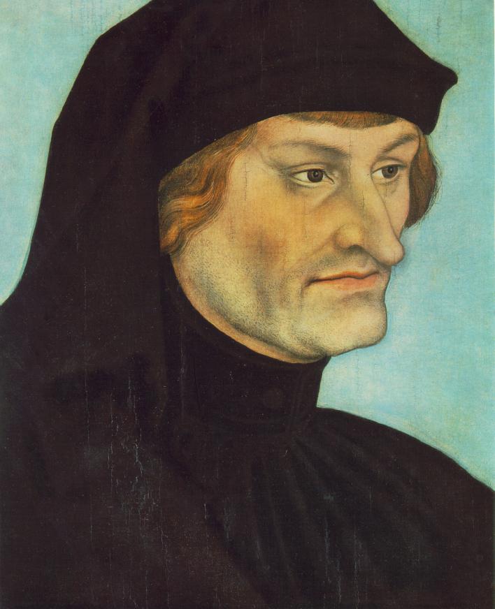 Lucas Cranach the Elder, Portrait of Rudolph Agricola or Portrait of Johannes Geiler von Kaysersberg