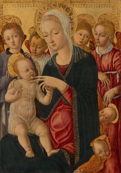 Matteo di Giovanni, Madonna and Child with Angels and Cherubim