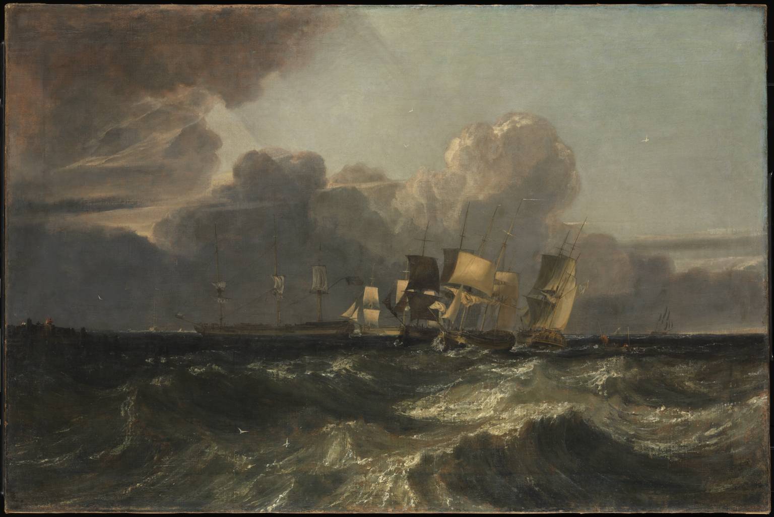 J. M. W. Turner, Ships Bearing up for Anchorage (‘The Egremont Seapiece’)