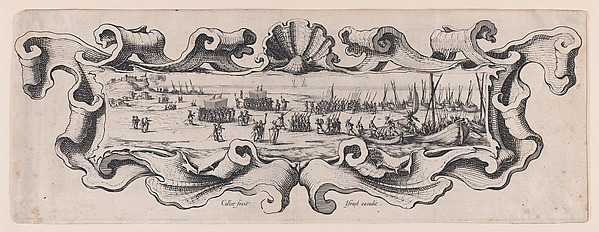 Jacques Callot, Le Débarquement des Troupes (The Landing of the Troops)