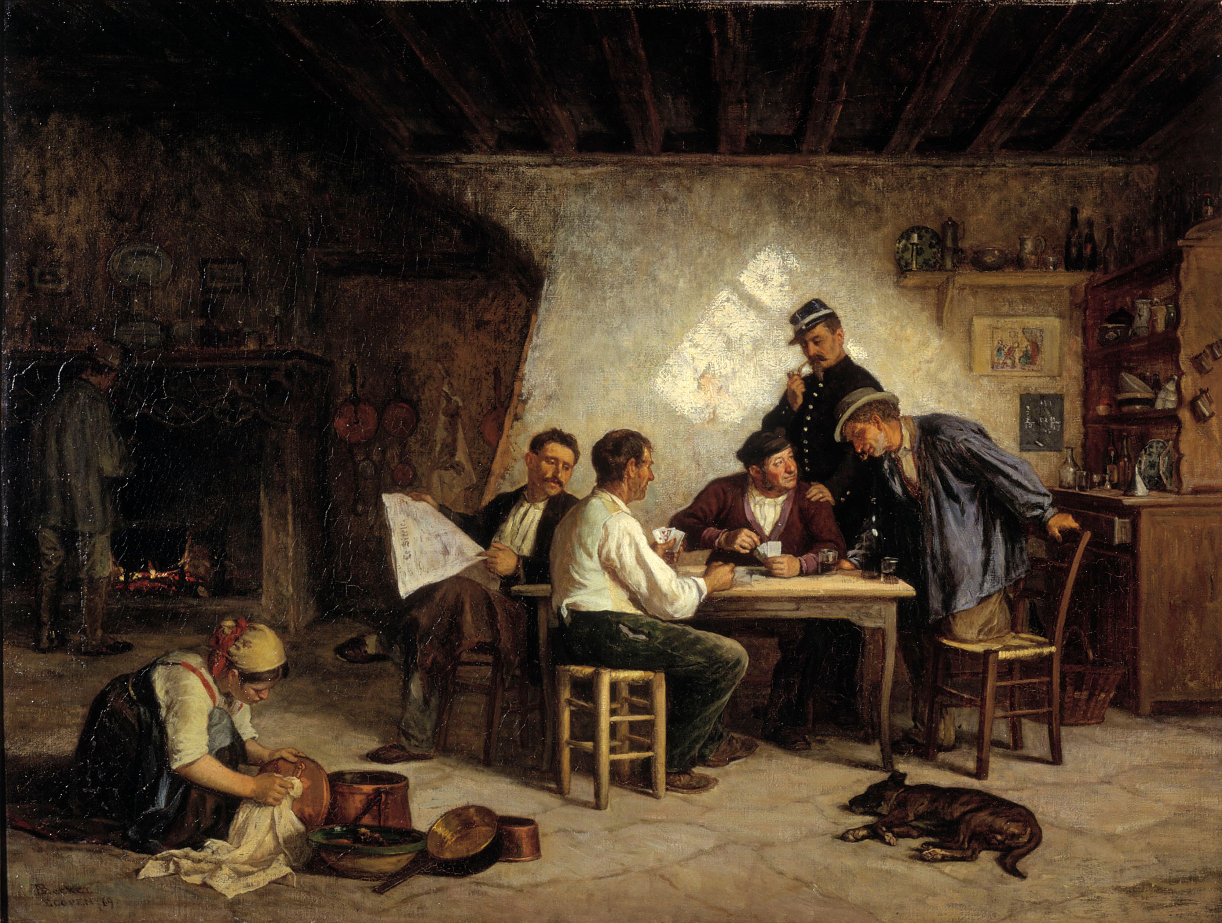 Adolf von Becker, A Game of Piquet