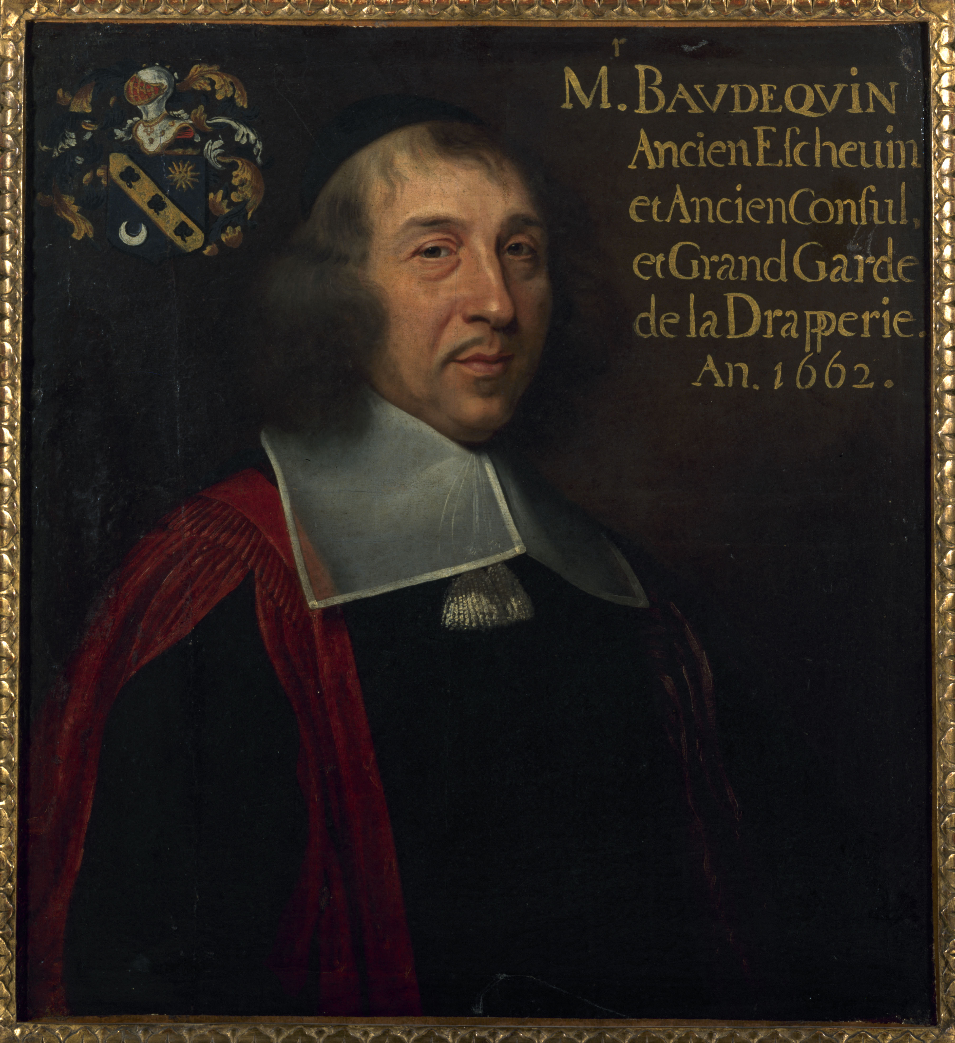Ecole française, Portrait de Nicolas Baudequin, échevin de la Ville de Paris