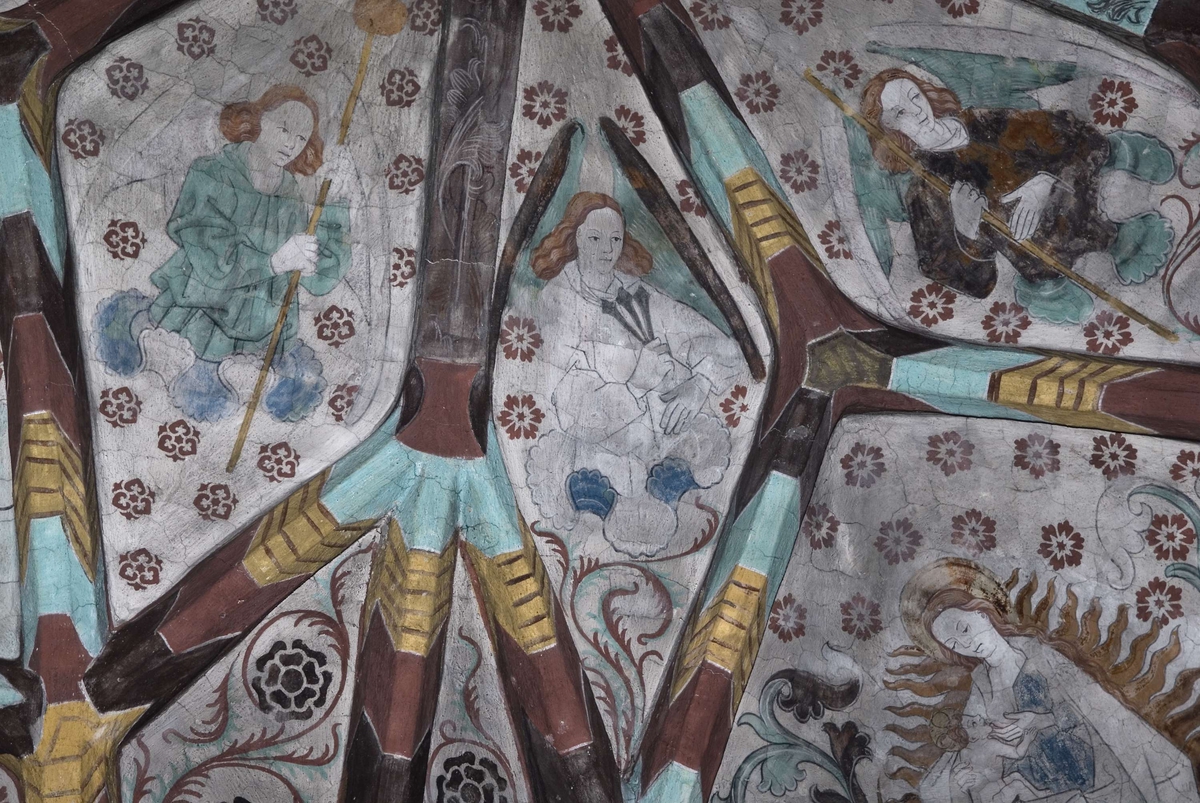 Bengt Backlund, Kalkmålning i Härkeberga kyrka, Uppland 2009