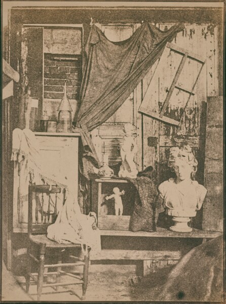 Hippolyte Bayard, [In Bayard's Studio]