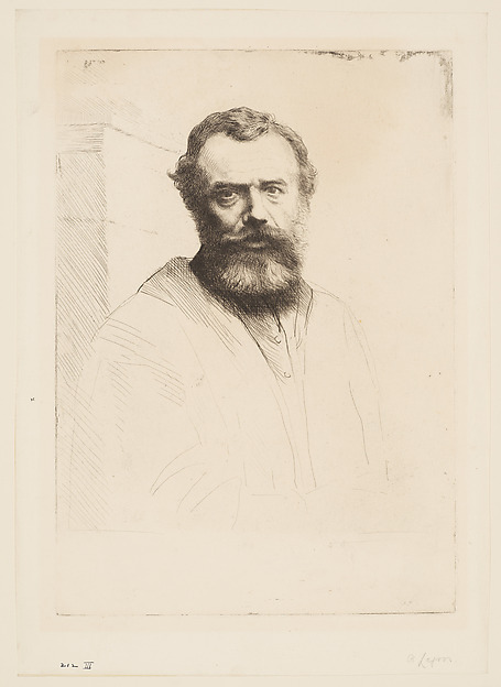 Alphonse Legros, Portrait of the artist