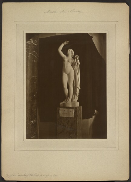 Adolphe Braun, [Sappho Invoking the Gods to Inspire Her by Pradier / Musee du Louvre]