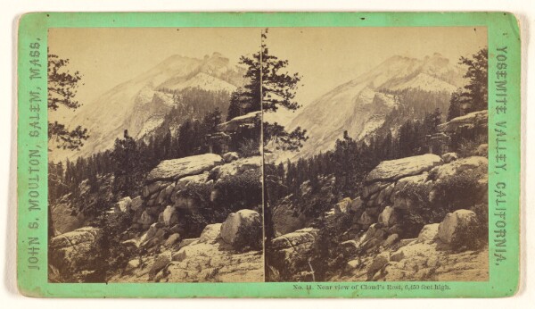 John S. Moulton, Near view of Cloud's Rest, 6,450 feet high. [Yosemite Valley, California]