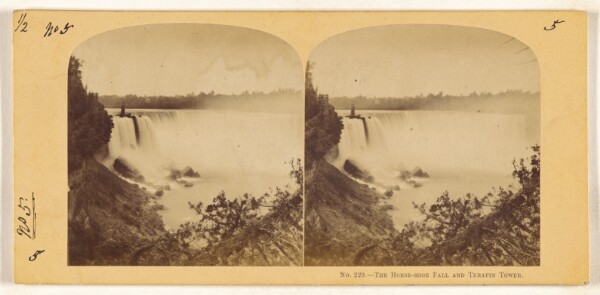 Unknown, The Horse-Shoe Fall and Terapin Tower. From the Edge of the River.