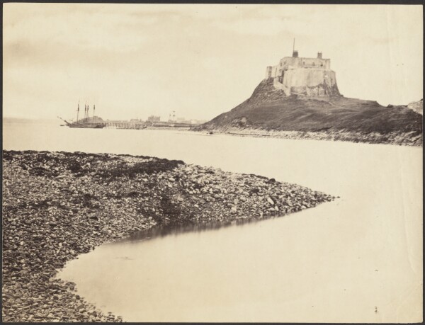 Unknown, [Spit, Castle, and Masted Ship]