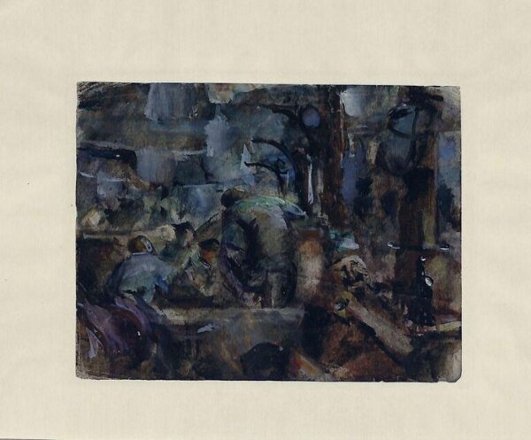 Ervin Bossanyi, Prisoners in an Interior