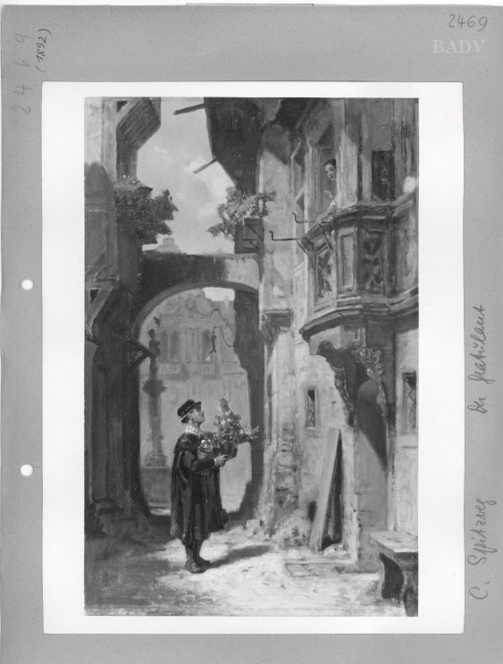 Carl Spitzweg, Der Gratulant