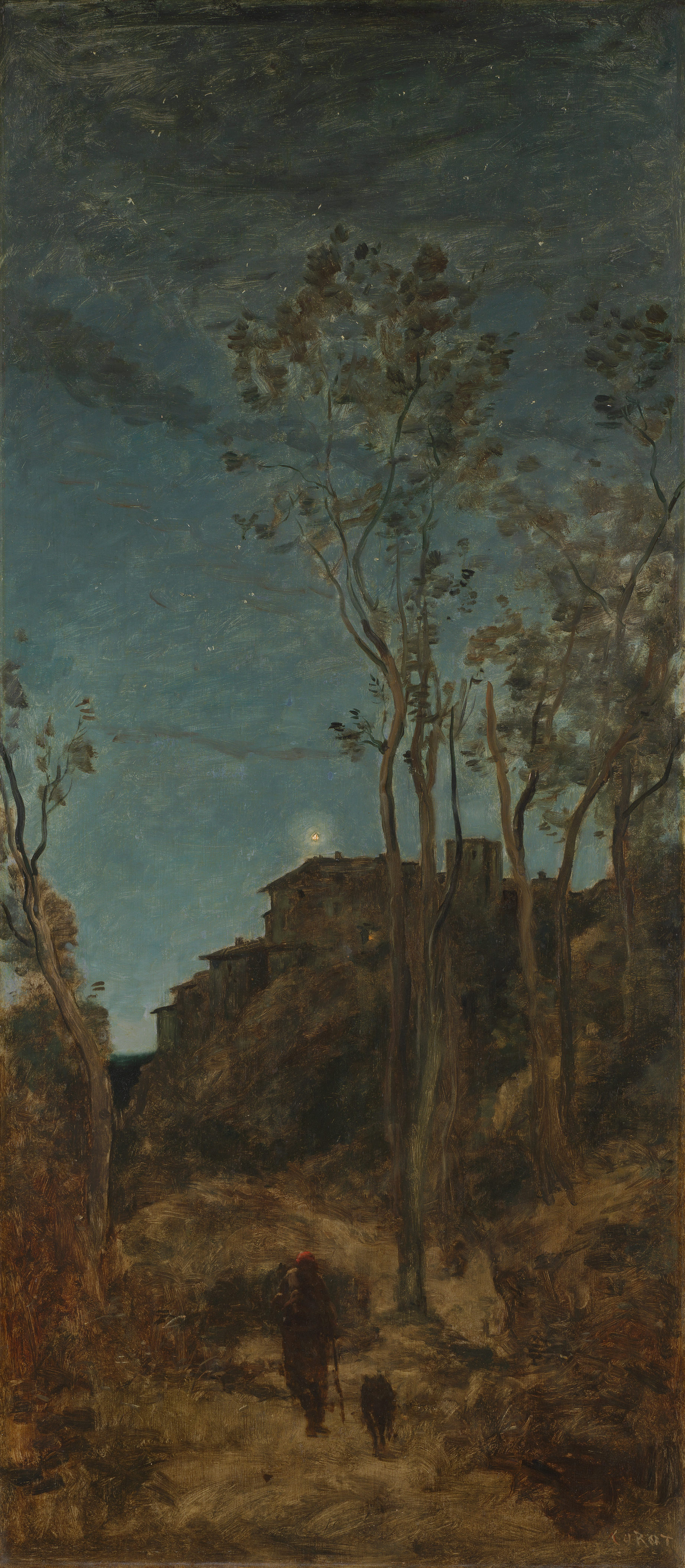 Jean-Baptiste Camille Corot, The Four Times of Day: Night