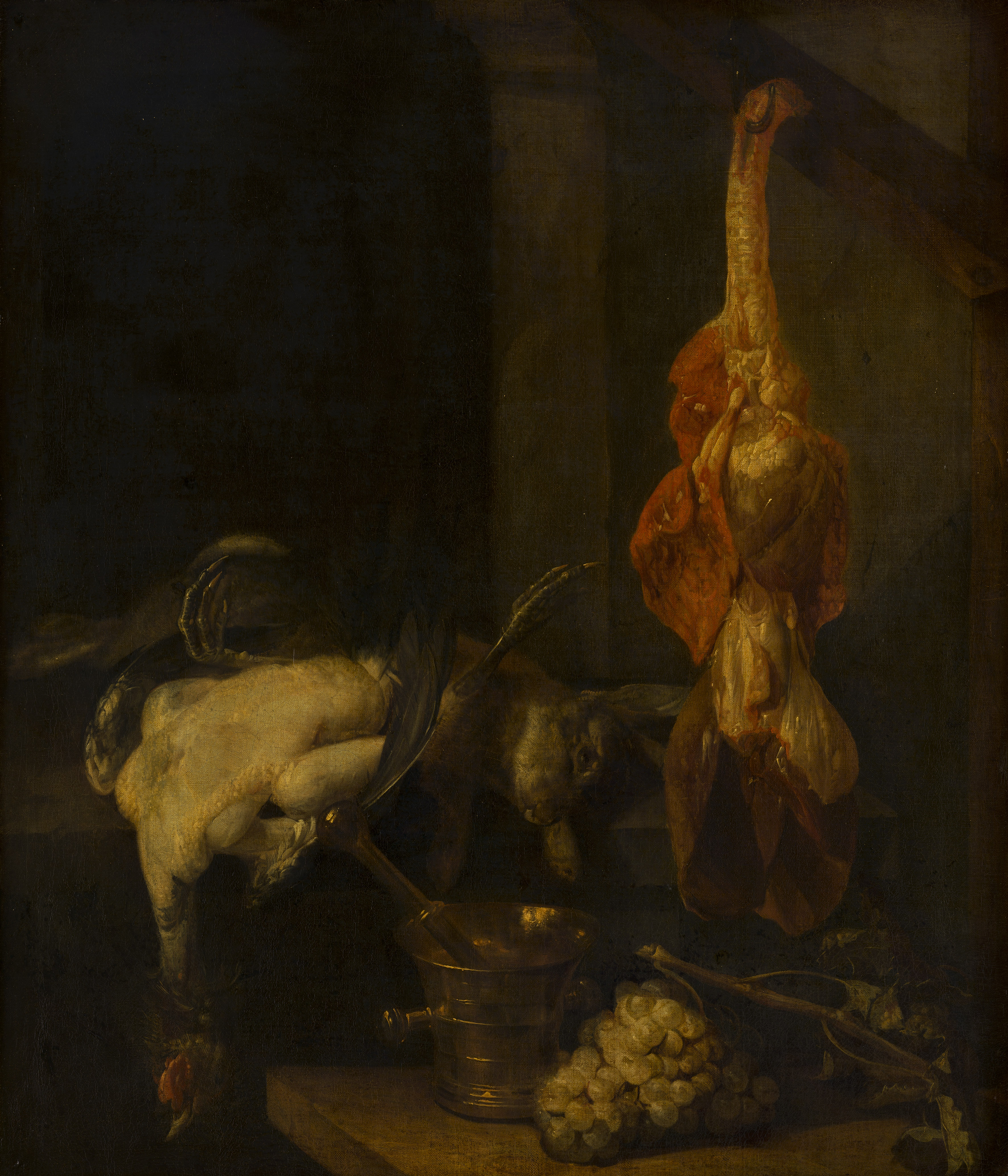 Abraham van Beyeren, Stilleven met wild en gevogelte