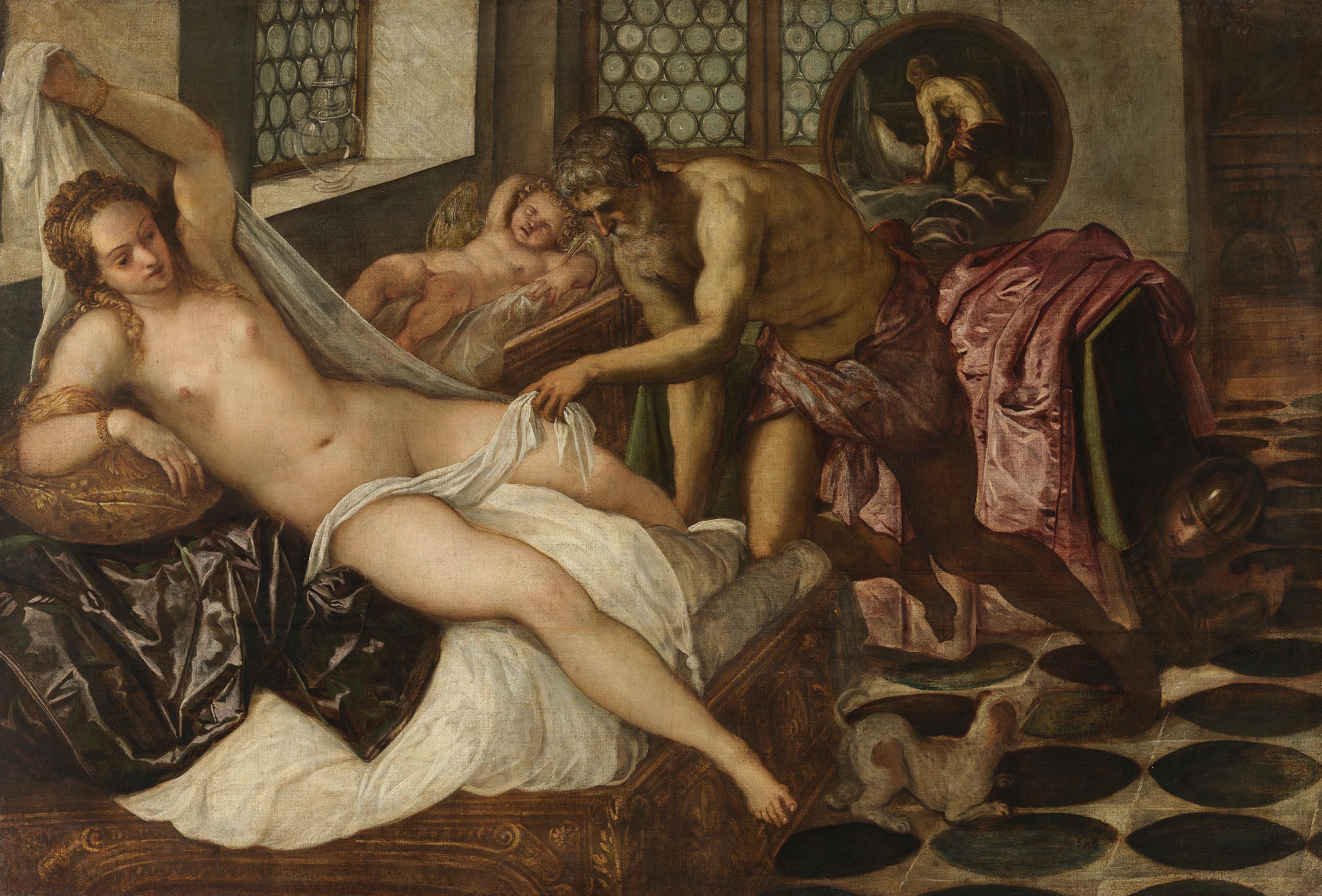 Jacopo Tintoretto, Venus and Mars Surprised by Vulcan