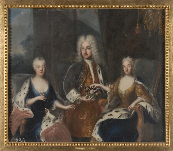 David Kock, Fredrik I, 1676-1751, Ulrika Eleonora d.y., 1688-1741, Sofia Charlotta Karolina, 1678-1749
