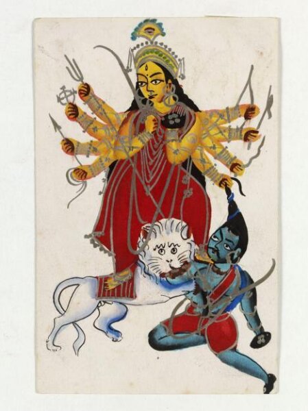 Unknown, Durga and Mahishasura
