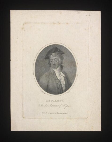 Samuel De Wilde, Mr Palmer in the character of Tag
