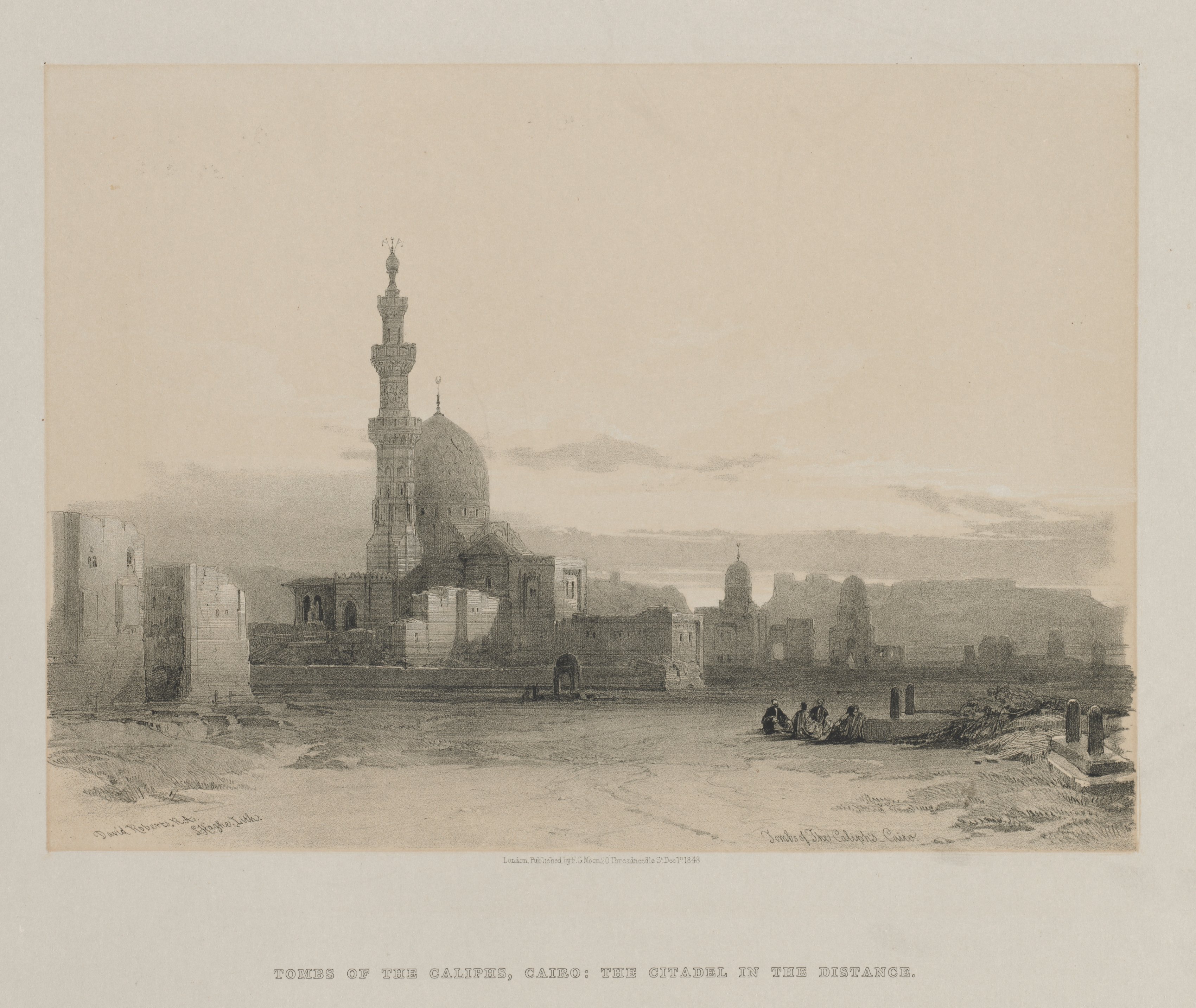 Louis Haghe, Egypt and Nubia, Volume III: Tombs of the Caliph's, Cairo