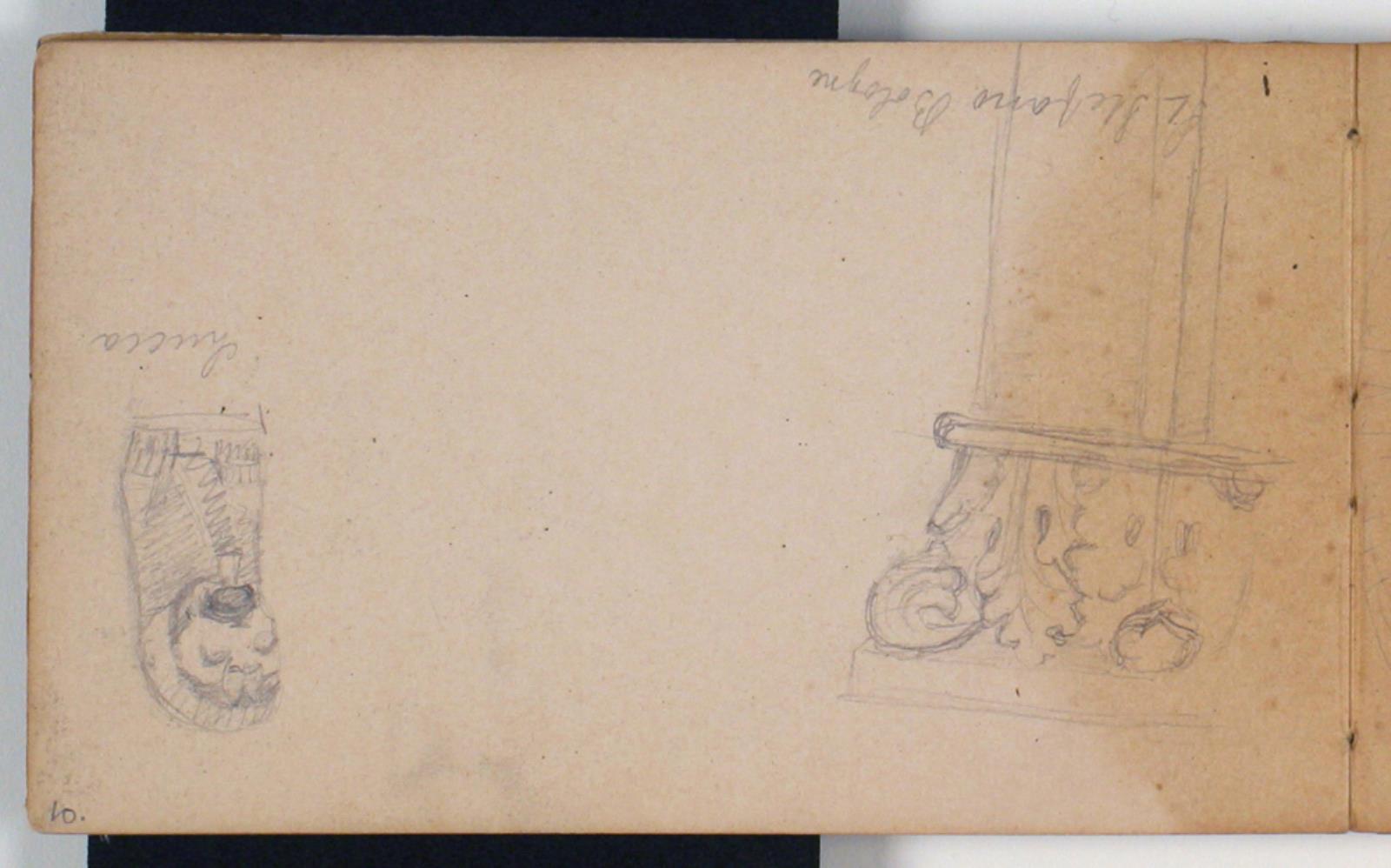 Niels Larsen Stevns, Skulpturelle detaljer fra S. Stefano, Bologna og fra Lucca