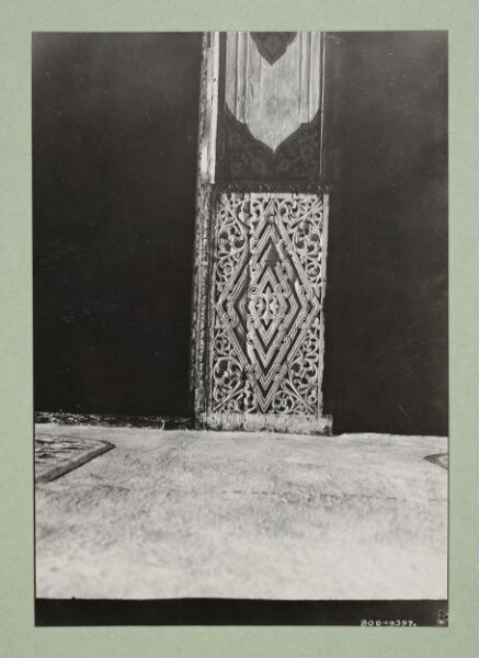 K.A.C. Creswell, Decoration detail from the beams of al-Aqsa Mosque, Jerusalem