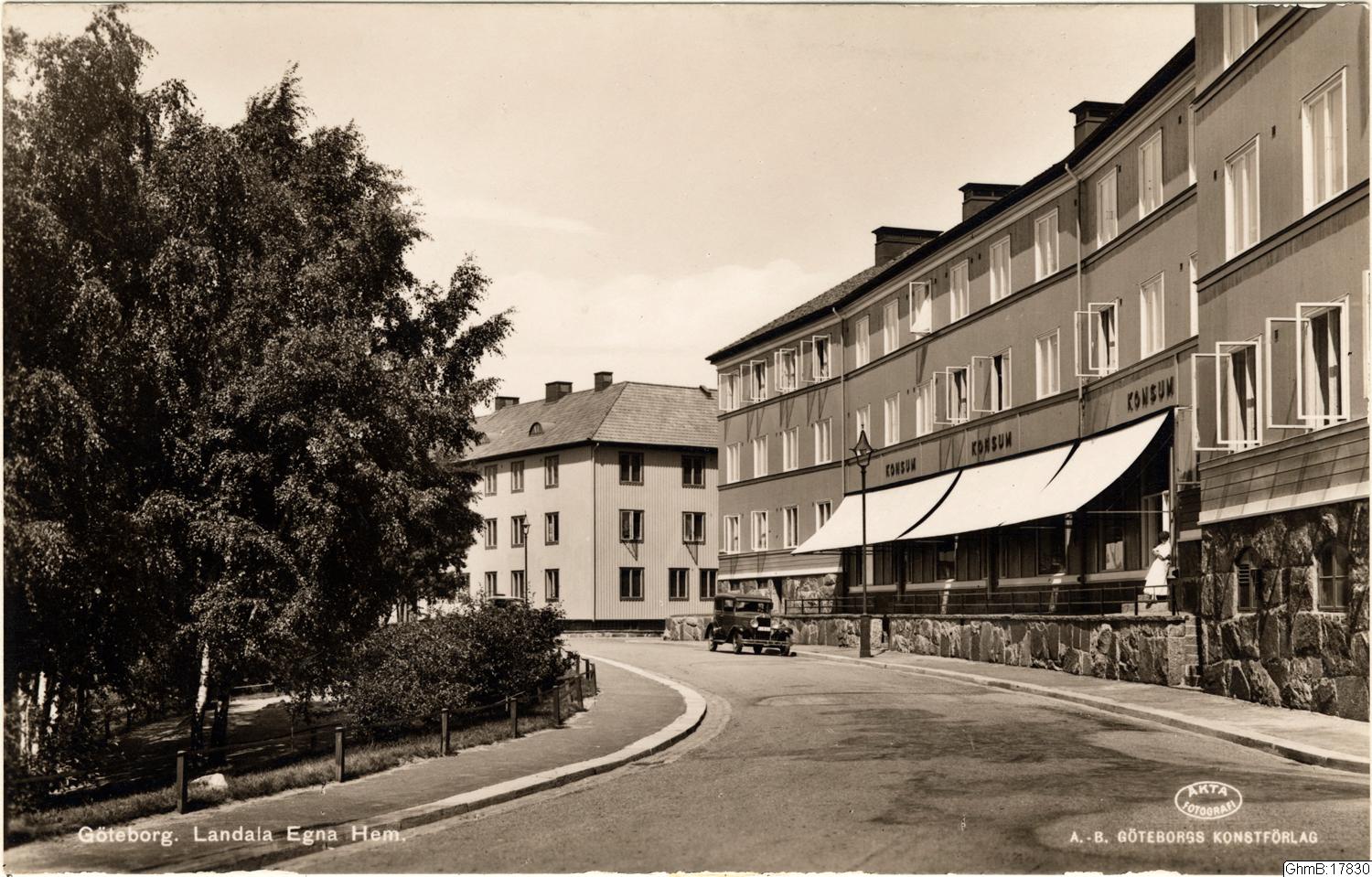 AB Göteborgs Konstförlag, vykort, påsiktsbild, fotografi, bilder