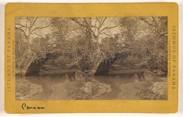 Eadweard J. Muybridge, Old Panama. Bridge on Porto Bello Road.