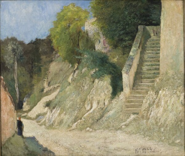 Carl Fredrik Hill, Trappgata i Montigny-sur-Loing