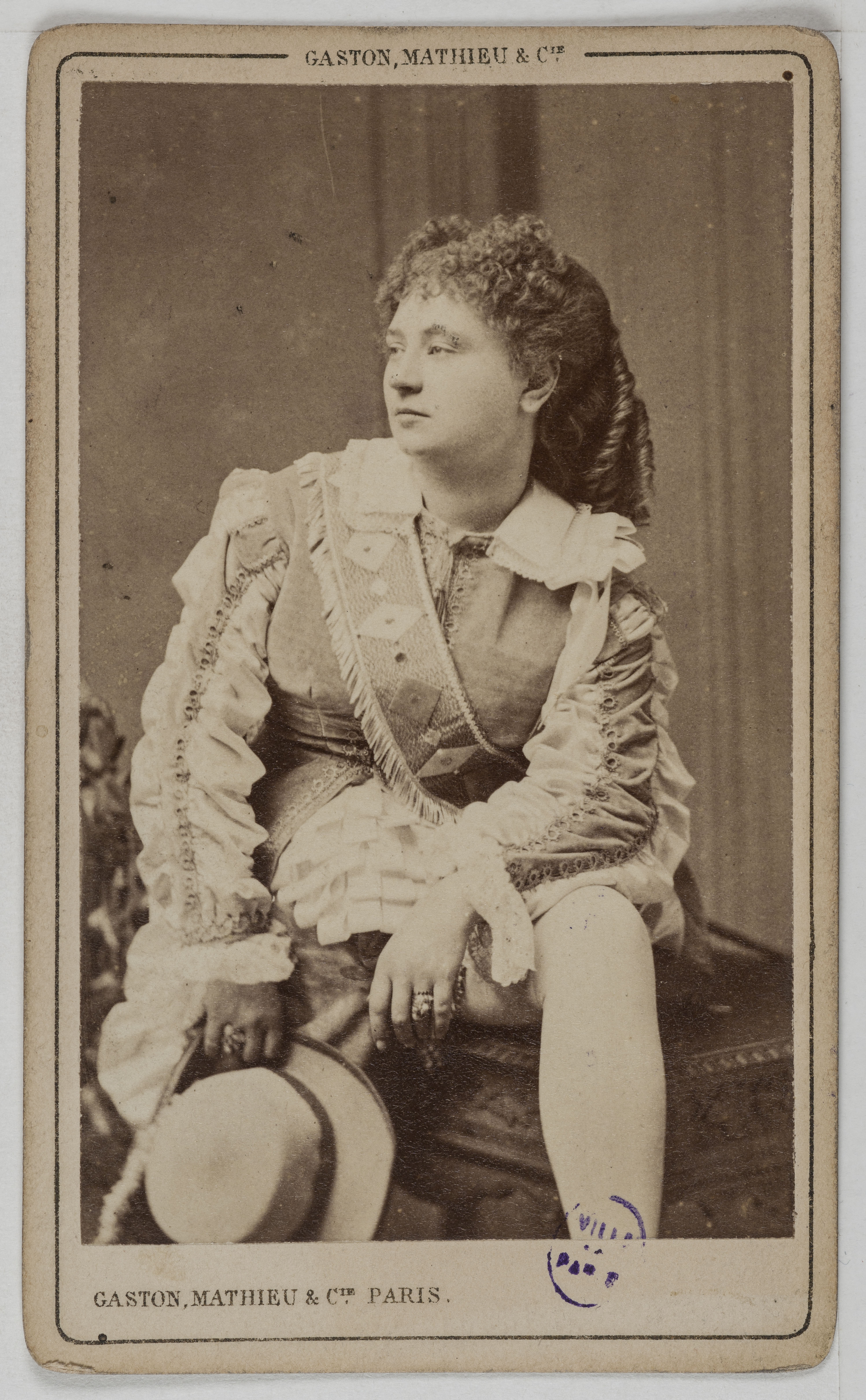 Mathieu & Cie Gaston, Portrait de Lydie, (actrice)